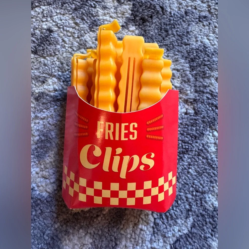 Yellow Fries Clips for Chip Bags